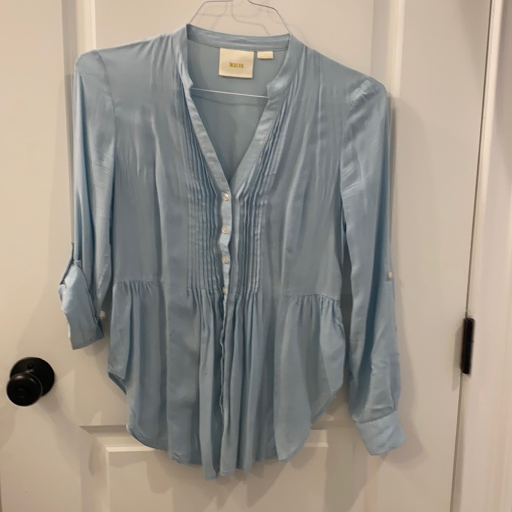 Maeve size 2 button up tunic Anthropologie